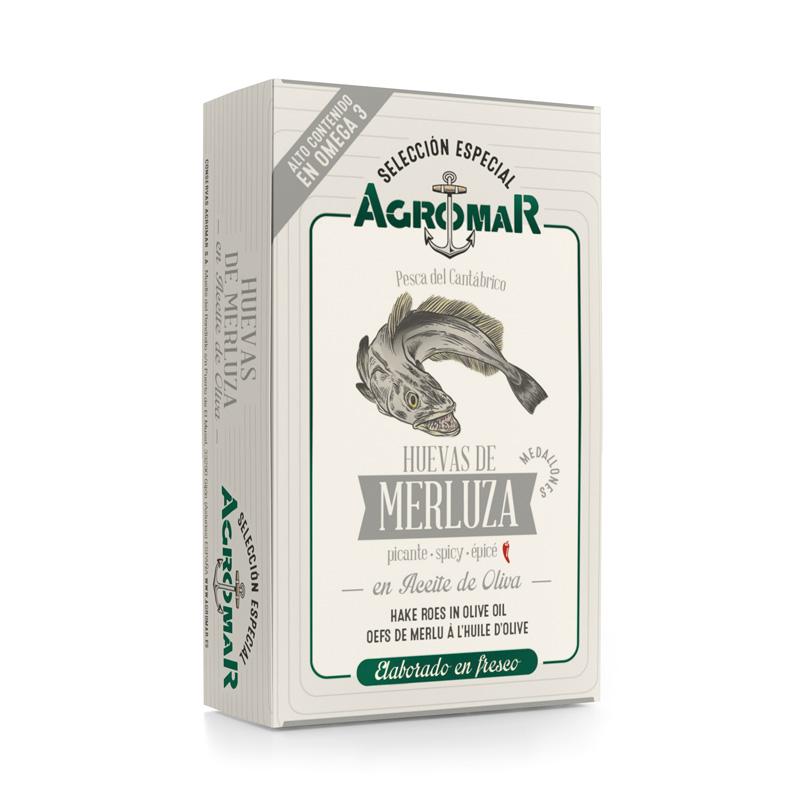 Seehechtrogen in Olivenöl 115 g (78 g abgetropft)