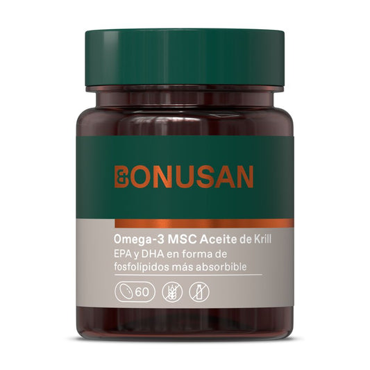 Omega-3 MSC Krillolie Bonusan 60 capsules
