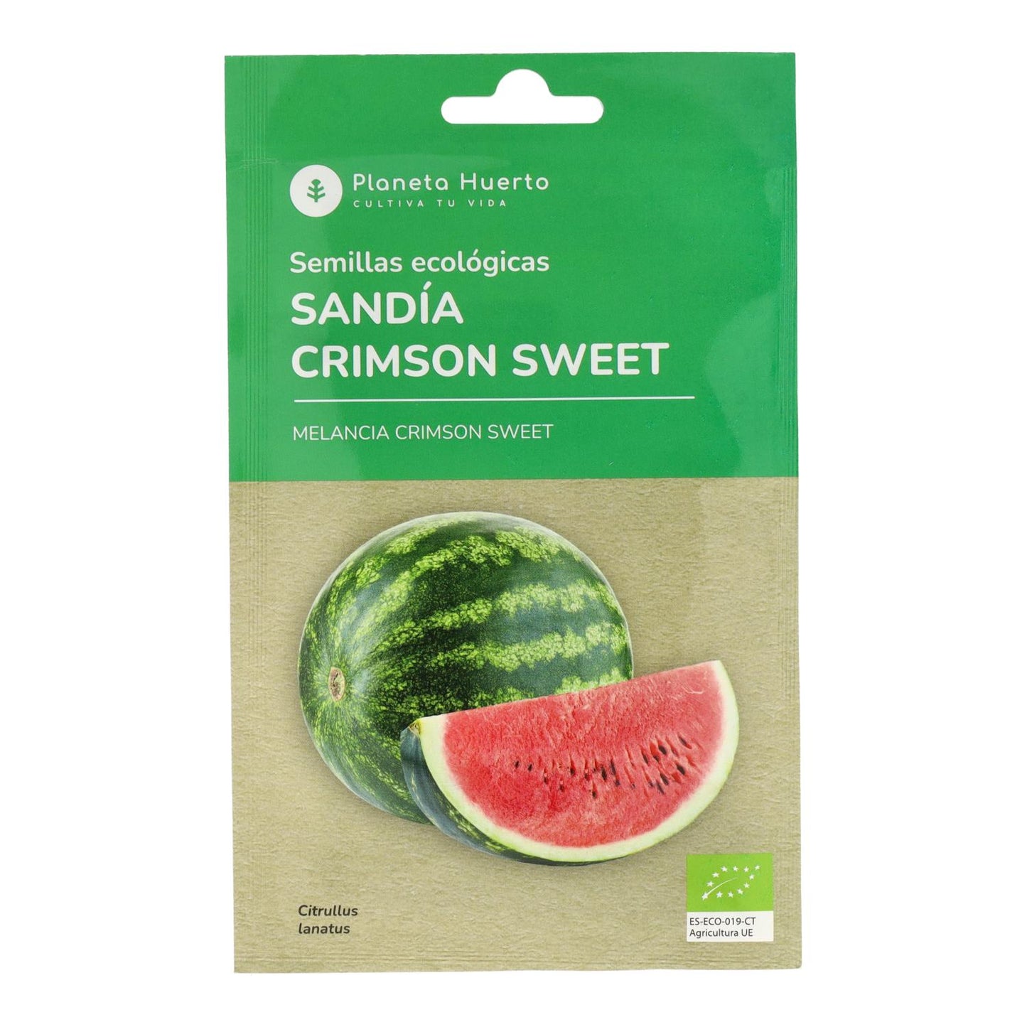 Organiczne nasiona arbuza karmazynowego Planeta Huerto