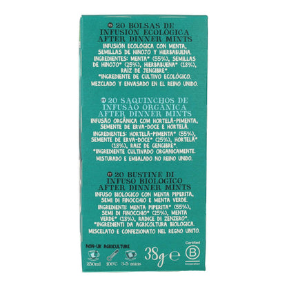 Infusión para Después de Cenar Bio Cupper 20 bolsitas