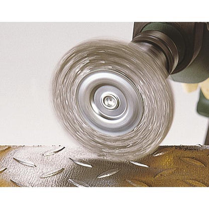 1 spazzola metallica a disco per trapano Wolfcraft Ø 75 x 7 mm