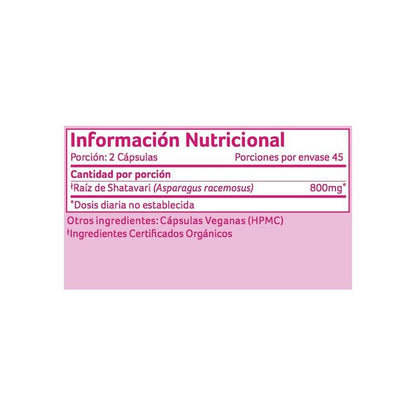 Shatavari Organic India 90 Kapseln