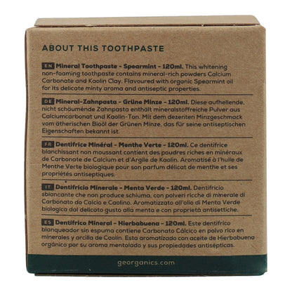 Natürliche Zahnpasta mit Pfefferminze und Kokosnuss Georganics 120 ml