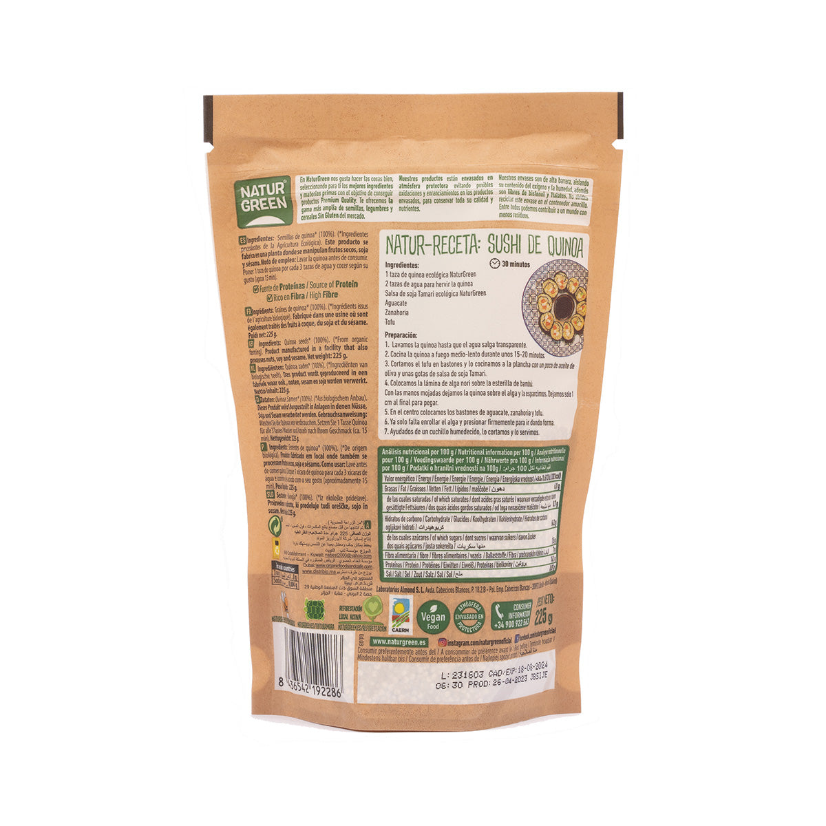 Quinoa NaturGreen 225 g