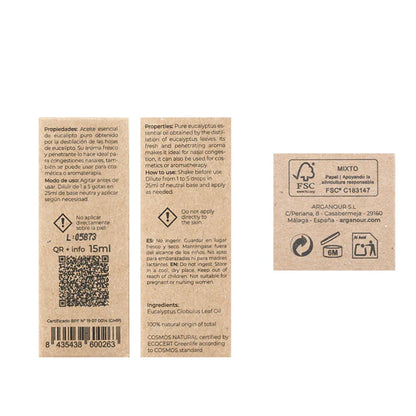100% pure eucalyptus essential oil, Arganour, 15 ml