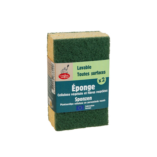 Scouring pad, 2 units, for all surfaces