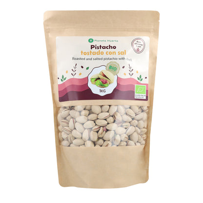Pistaches en coque grillées et salées ECO Planeta Huerto 1 kg