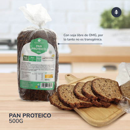 Förpackning 3x Planeta Huerto proteinbröd 500 g