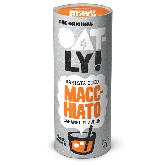 Macchiato barista glacé saveur caramel, Oatly, 235 ml