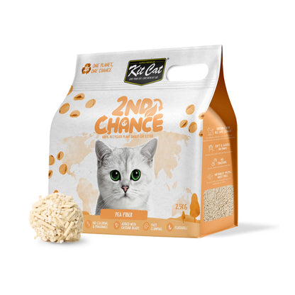Kit Cat Arena Eco 2nd Chance - Pea Fiber (Original) 2,5 kg Ärt- och maniokskal