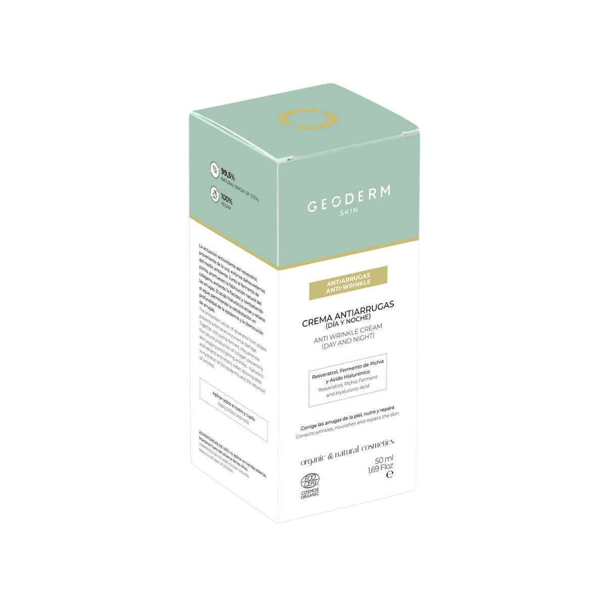 Crème anti-rides jour et nuit pour tous types de peau Geoderm 50 ml