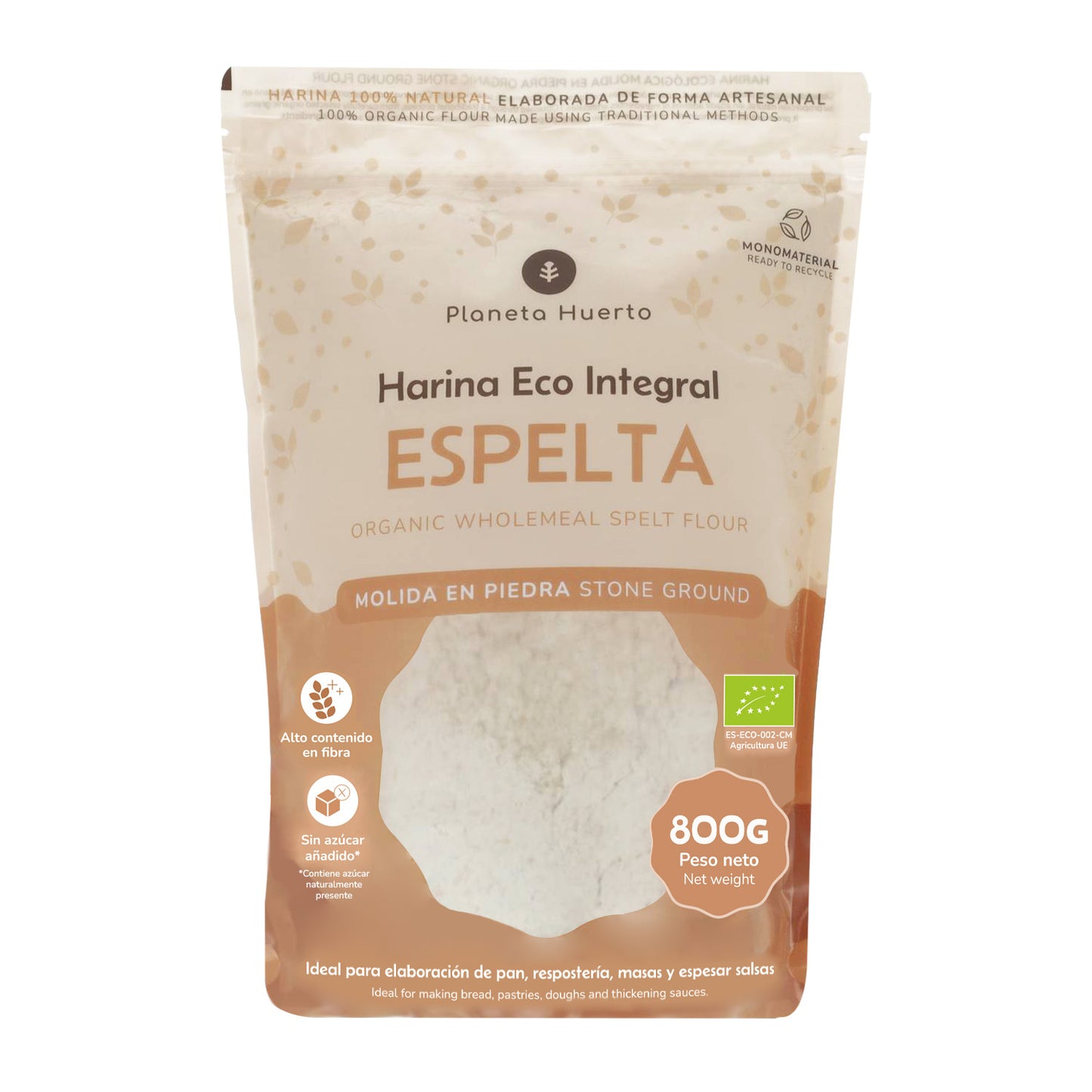 Farine complète d'épeautre Eco Planeta Huerto 800 g
