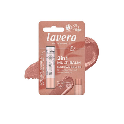 Balsam wielofunkcyjny Blister 03 Sundown Gold Lavera LAVERA, 4,9 g