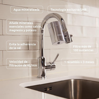 Roczny zestaw filtrów do kranu EcoPro Chrome SMR Tappwater