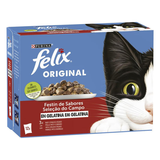 FELIX Original Festin de saveurs en gelée 12 x 85 g
