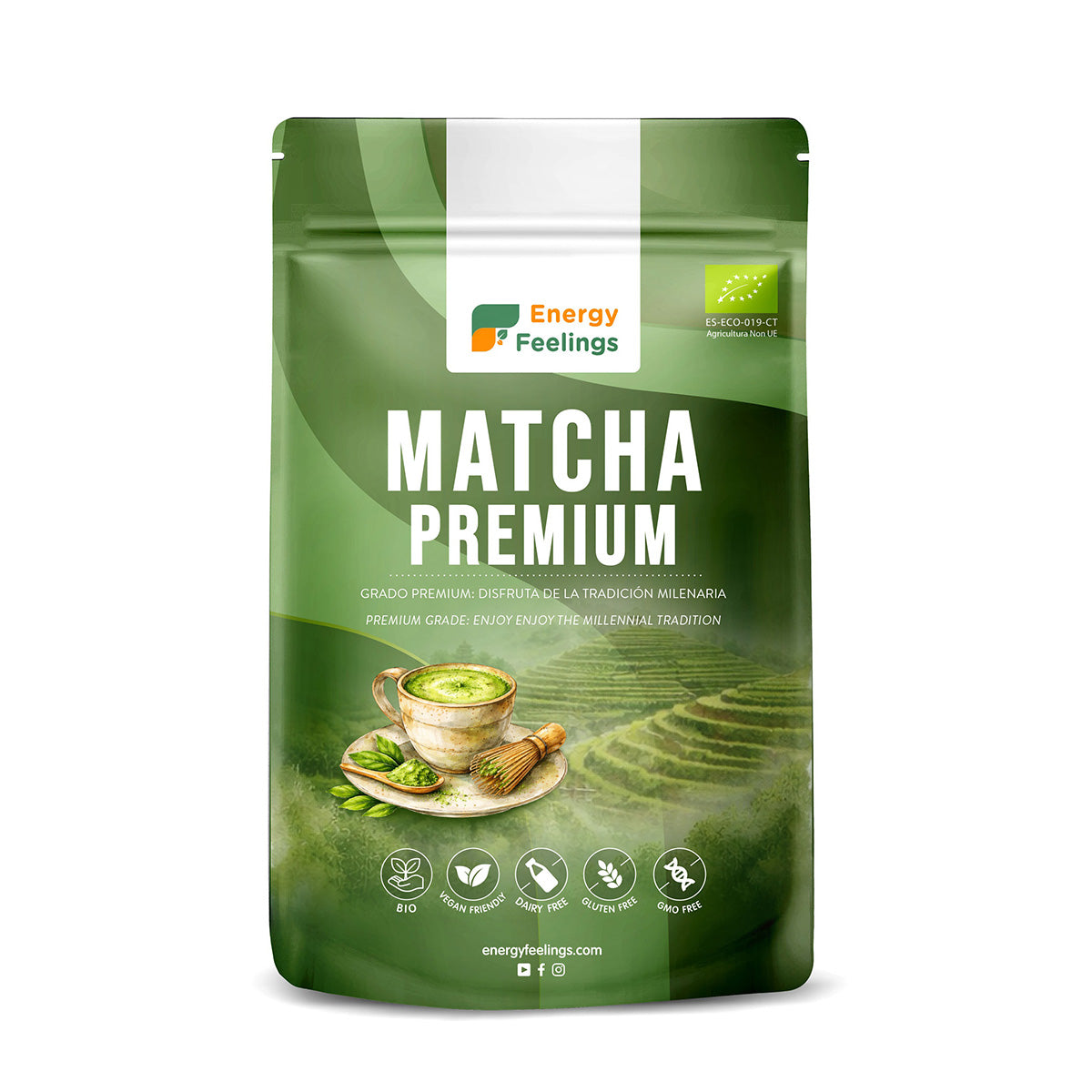 Thé matcha ECO cérémoniel, Energy Feelings, 100 g