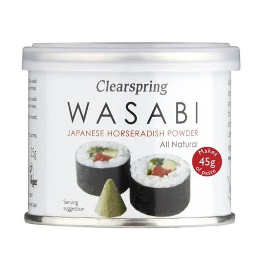 Poudre de wasabi japonais Clearspring 25 g