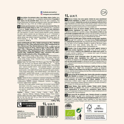 Napój roślinny z owsa Bio bez dodatku cukru Ecomil 1 l