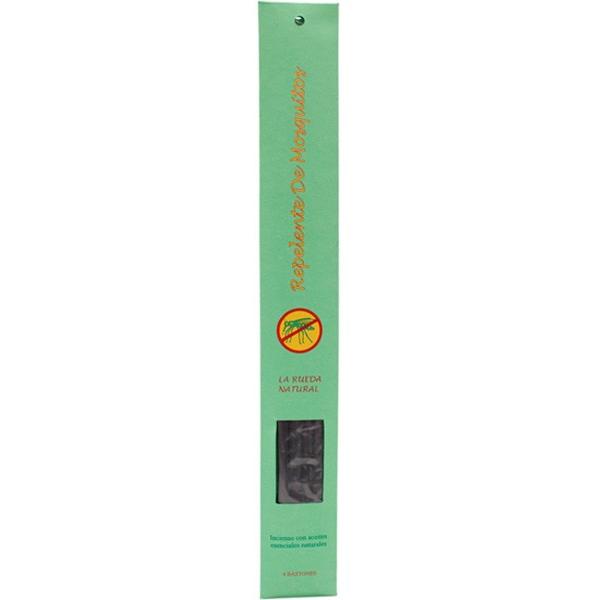 100% natuurlijke insectenwerende wierook Auroshikha Lange stok La Rueda Natural 40 cm x 6 stuks