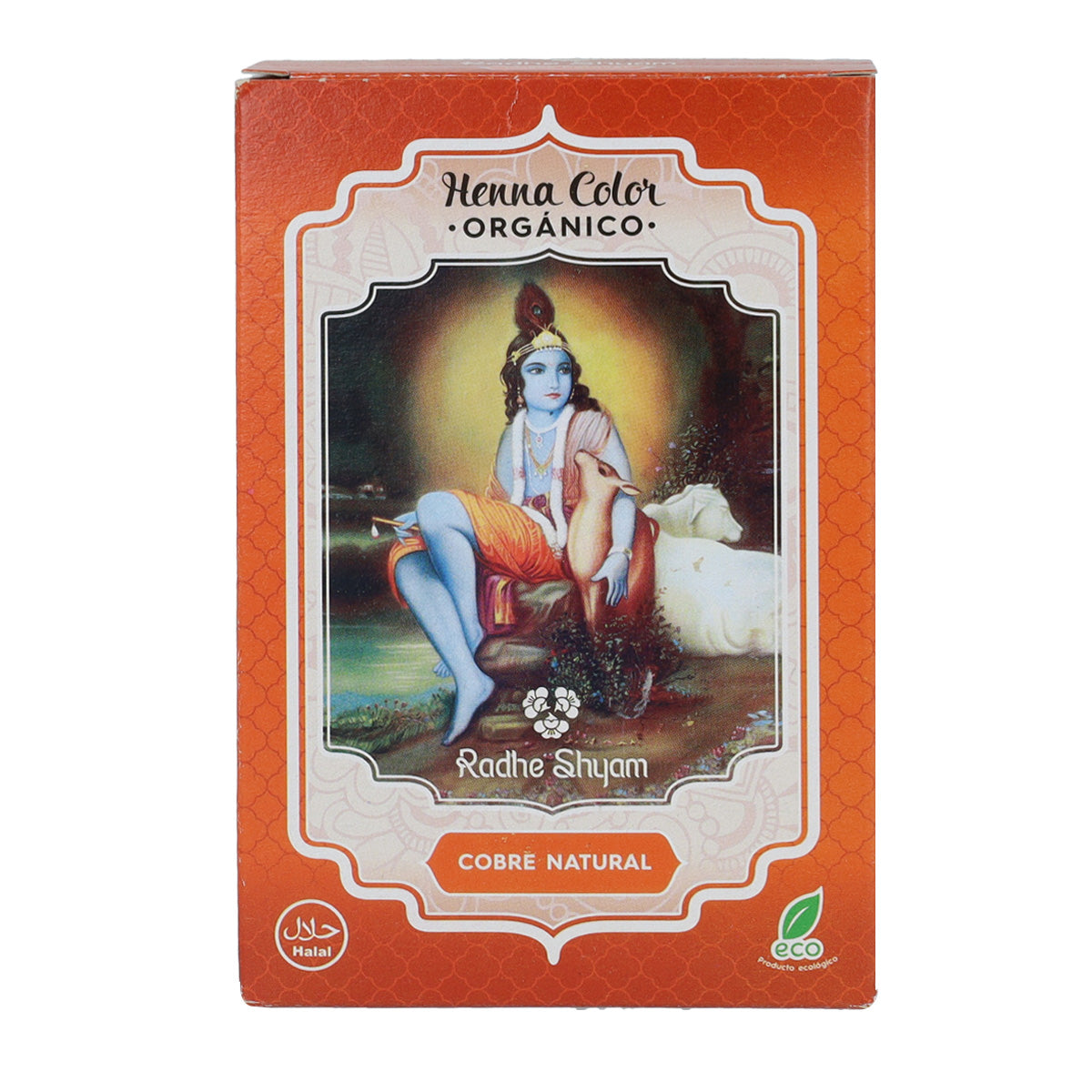 Polvere di henné rame, Radhe Shyam, 100 g