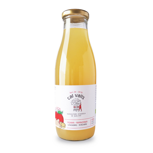 Zumo de manzana con jengibre ECO 750 ml Cal Valls
