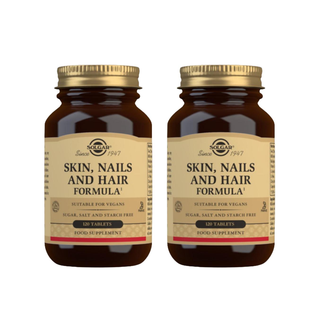 PACK 2X Fórmula Pelo, Piel y Uñas 120