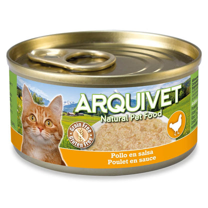 Hühnchen in Soße Arquivet 80 g Nassfutter für Katzen