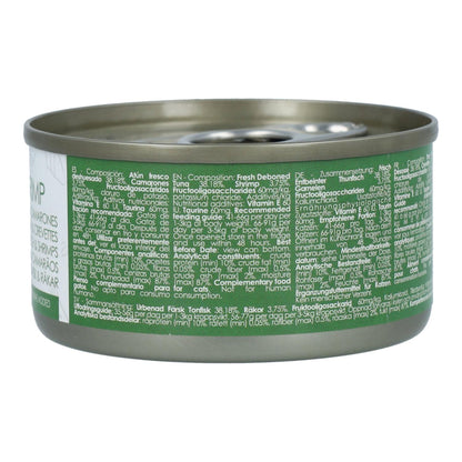 Kit Cat Toppers pour boîtes - Thon & crevettes 80 g Nourriture humide pour chats en gelée