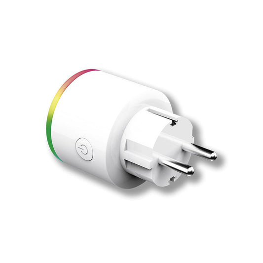 Energeeks Smart WiFi Plug with Multicolour Night Light and Energy Meter