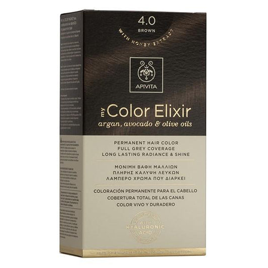 Farba do włosów My Color Elixir N4.0 Kasztanowa Apivita