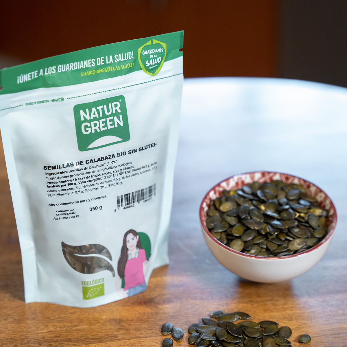 Nasiona dyni ekologiczne Naturgreen 350 g