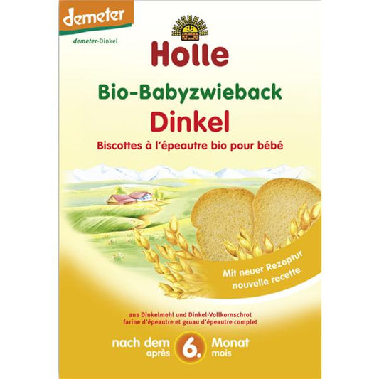 Tartines bio à l'épeautre pour enfants Holle, 200 g
