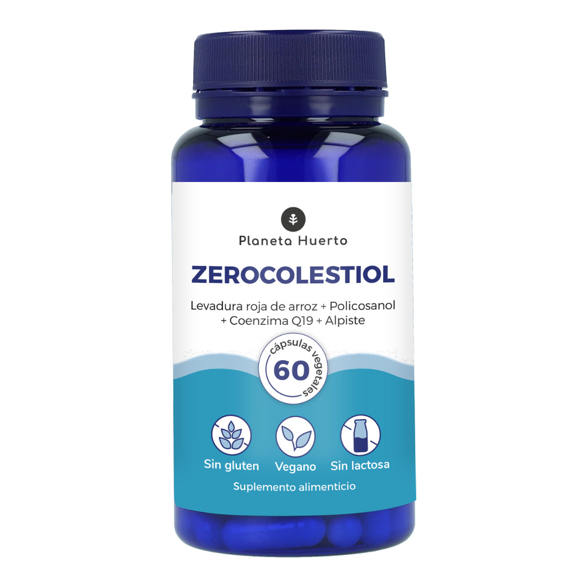 ZeroColestiol czerwony ryż drożdżowy i koenzym Q10 Planeta Huerto 60 kaps