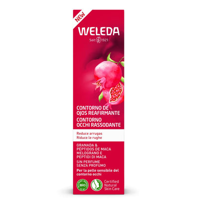 Straffende Augencreme mit Granatapfel und Maca-Peptiden von Weleda, 12 ml