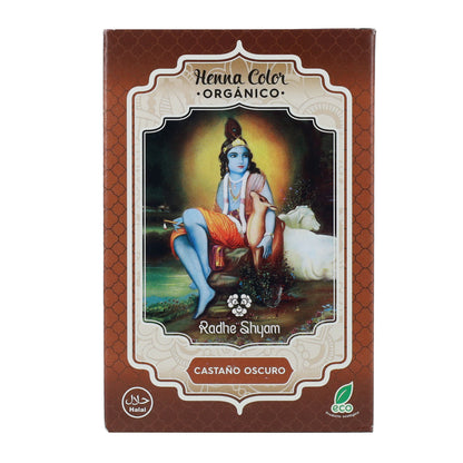 Henna w proszku ciemnobrązowa 100 g