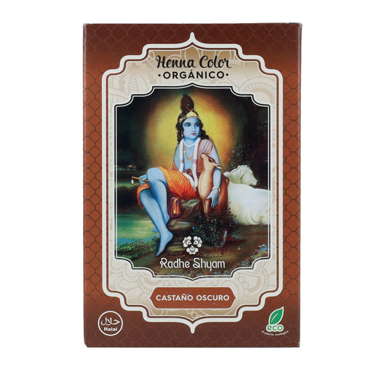 Henna w proszku ciemnobrązowa 100 g