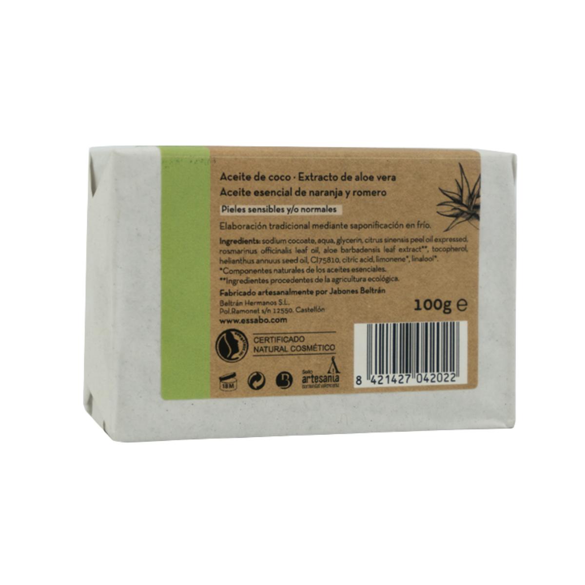 Handgemachte Aloe Vera Seife 100 g Essabó