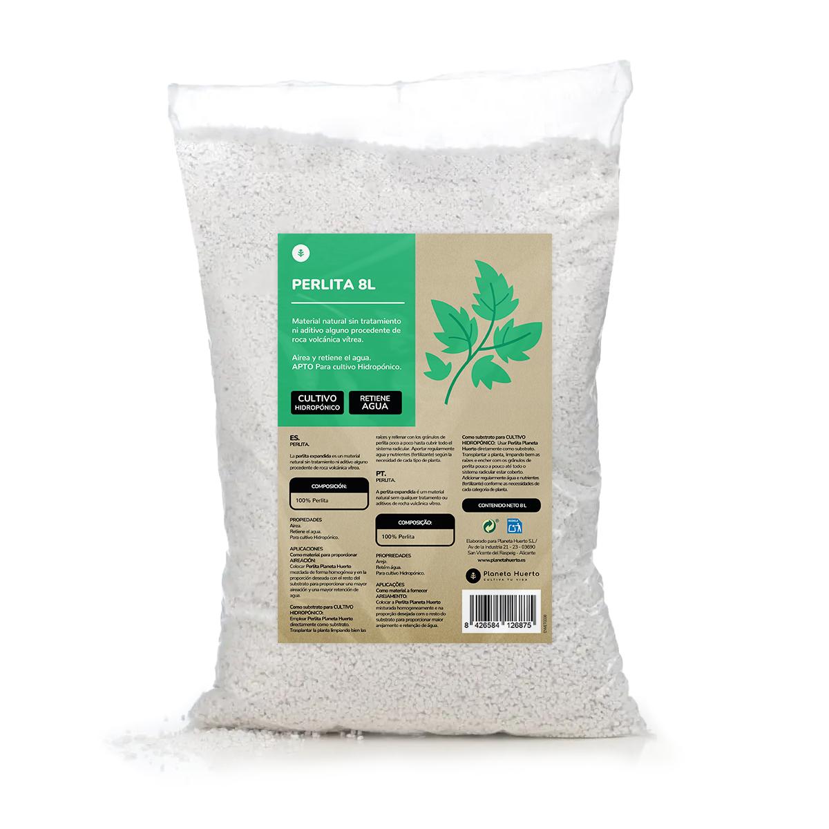 Perlite Planeta Huerto 8 Litres