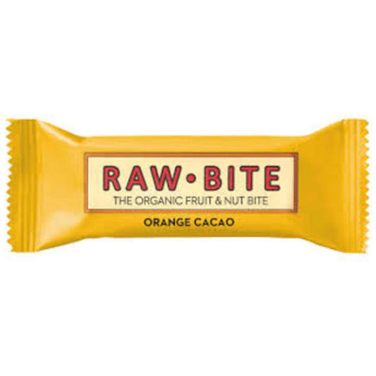 Raw-Bite Organic Cacao and Orange Bar 50 g