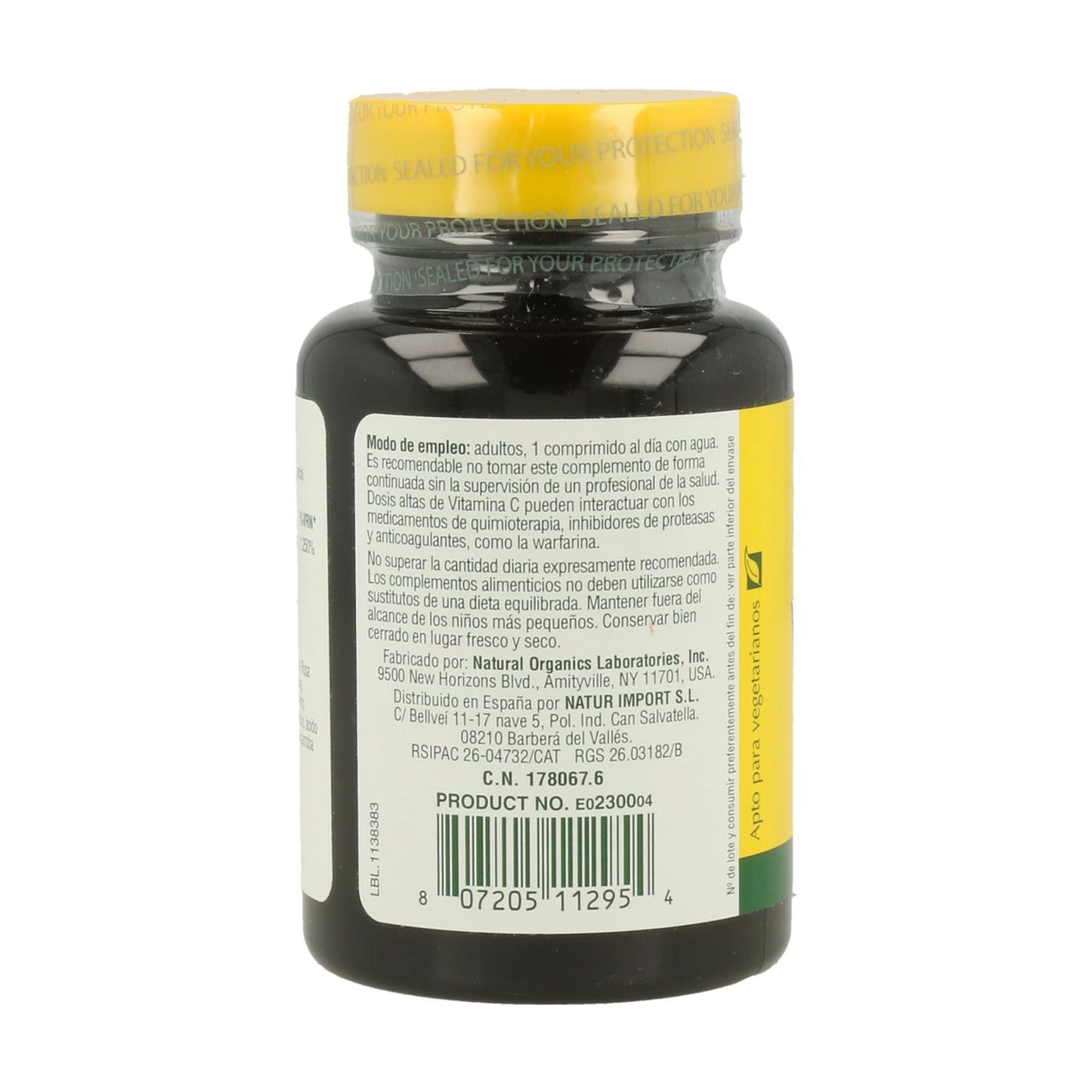 Vitamine C 1000 mg Nature's Plus 60 tabletten