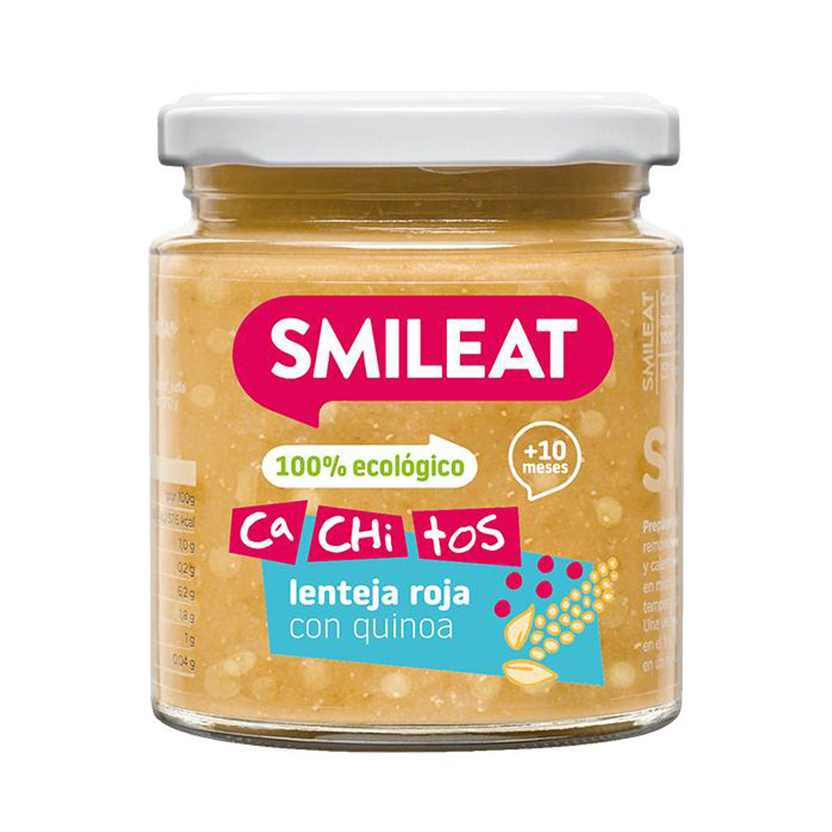 Packung Bio-Gläschen Cachitos Smileat 4 Stück à 230 g
