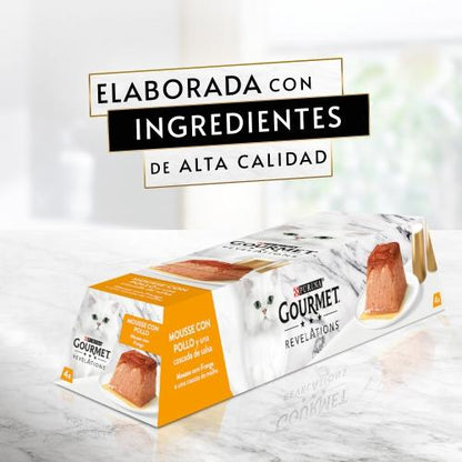 GOURMET REVELATIONS Mousse di pollo (4 x 57 g)