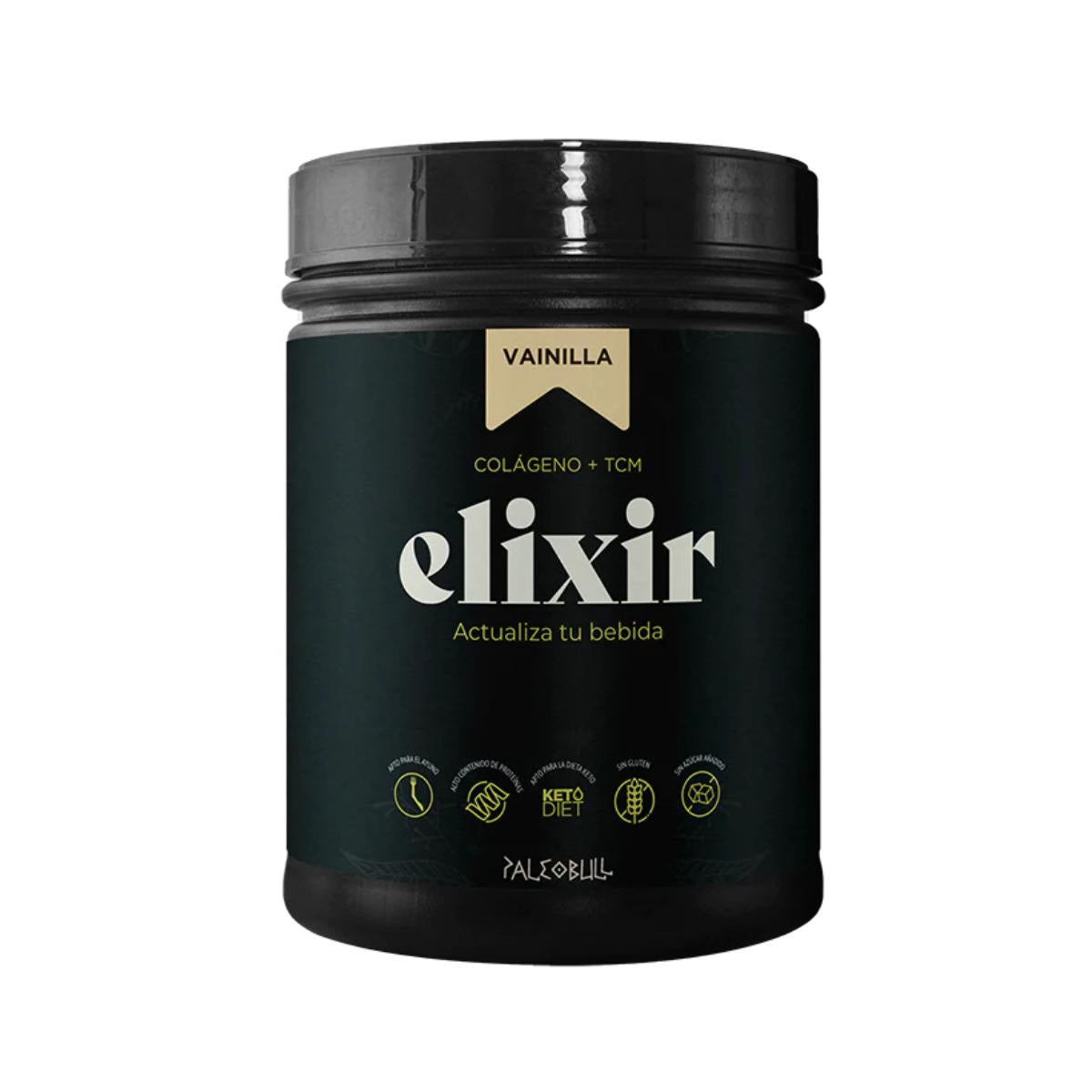 Elixir: Collagen + TCM Oil, 450 g Paleobull Vanilla Elixir 450 g