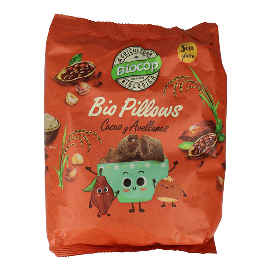 Biopillows cacao e nocciole senza glutine Biocop 300 g