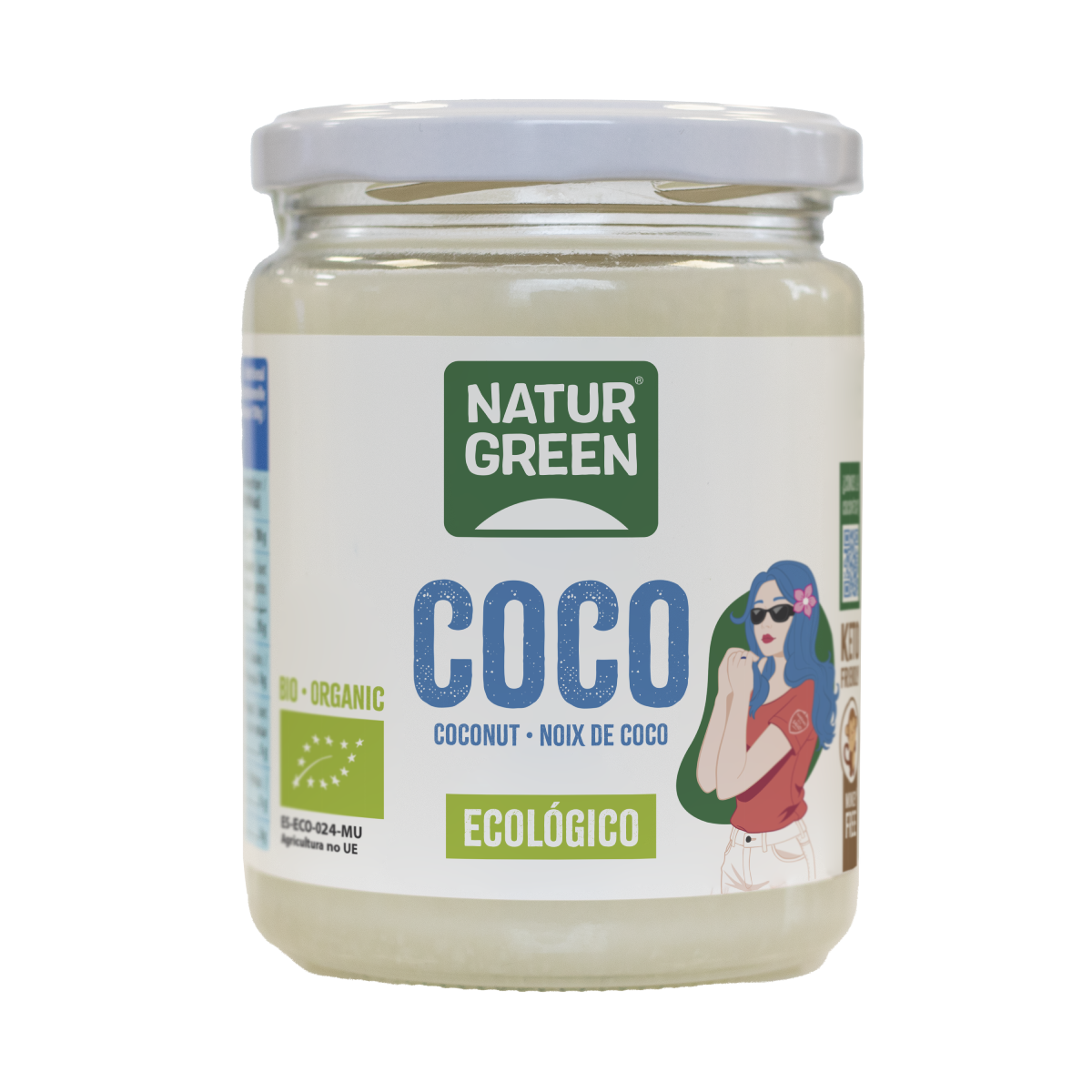 Tłuszcz kokosowy Bio NaturGreen 400 g