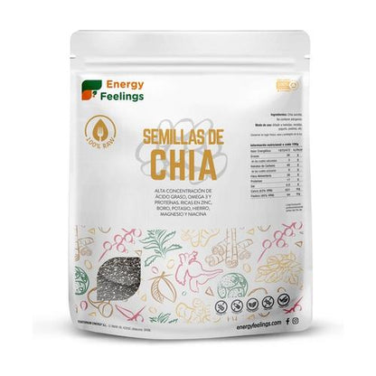 Graines de chia : paquet XL de 500 g