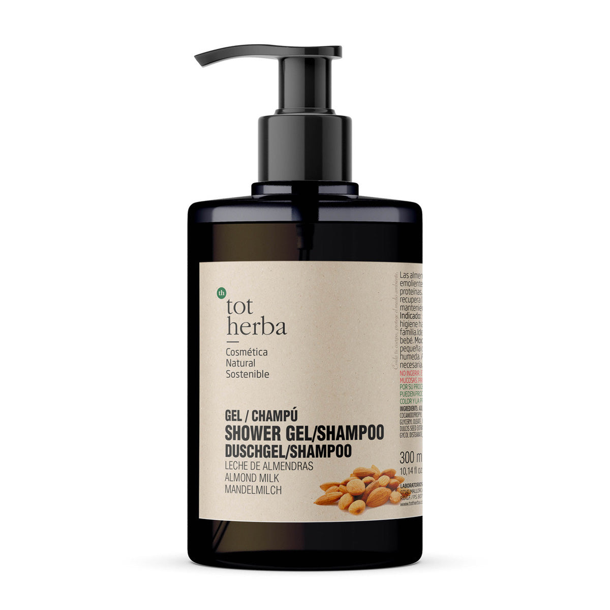 Shampoo-Gel Mandelmilch, Tot Herba, 300 ml