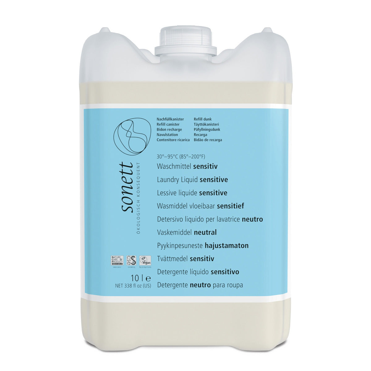 Neutrales Flüssigwaschmittel für Kleidung Sonett 2 l