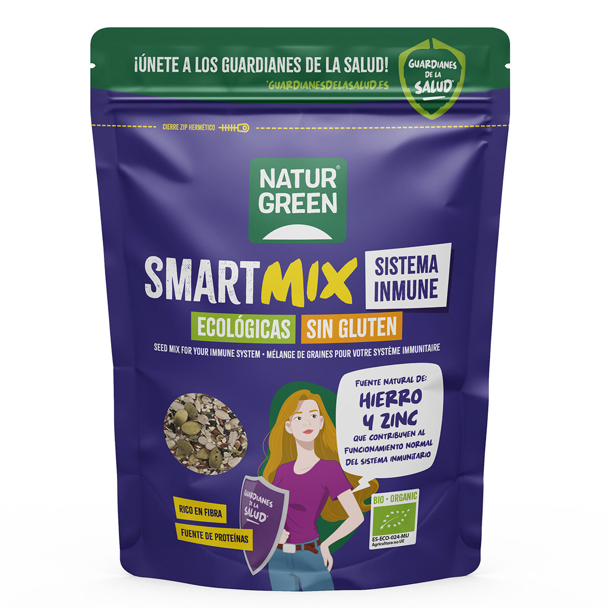 NaturGreen Organic Immune System SmartMix Seed Mix 175 g