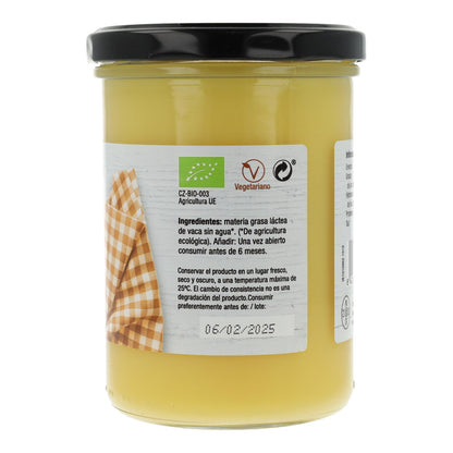 Ghee klarifierad smör 100 % naturlig Vegetalia 450 ml